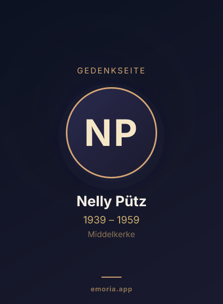 Gedenkportrait von Nelly Pütz