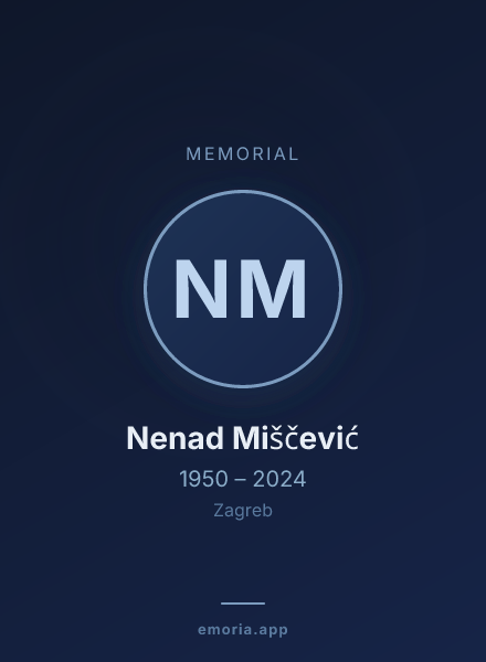Memorial portrait of Nenad Miščević