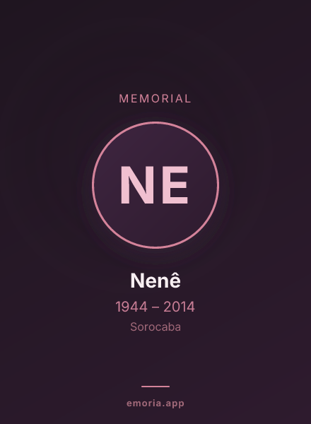 Memorial portrait of Nenê