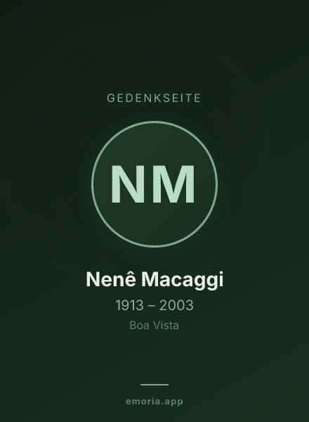 Gedenkportrait von Nenê Macaggi