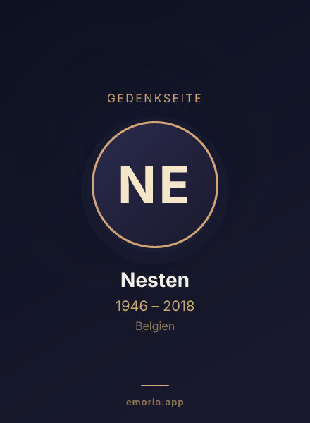 Gedenkportrait von Nesten