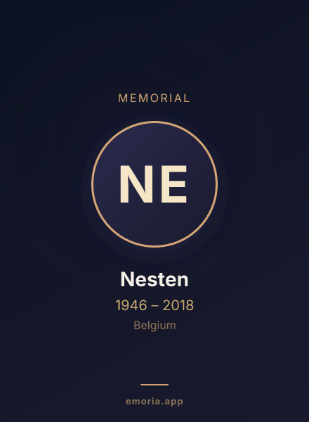 Memorial portrait of Nesten