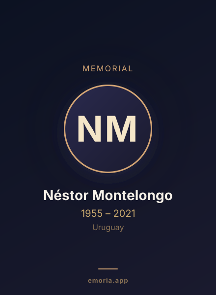 Memorial portrait of Néstor Montelongo