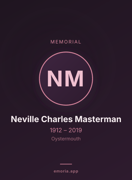 Memorial portrait of Neville Charles Masterman