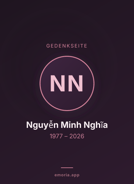 Gedenkportrait von Nguyễn Minh Nghĩa