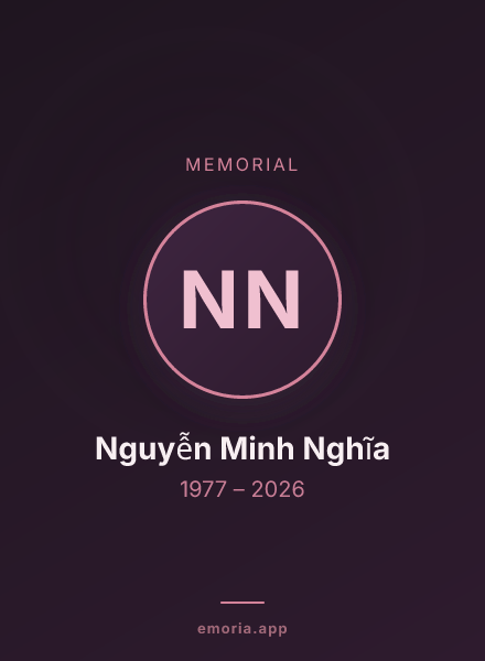 Memorial portrait of Nguyễn Minh Nghĩa