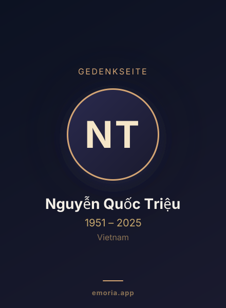 Gedenkportrait von Nguyễn Quốc Triệu