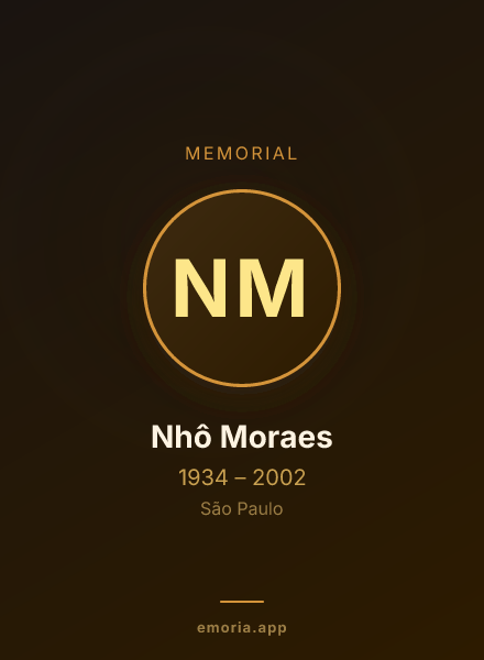 Memorial portrait of Nhô Moraes