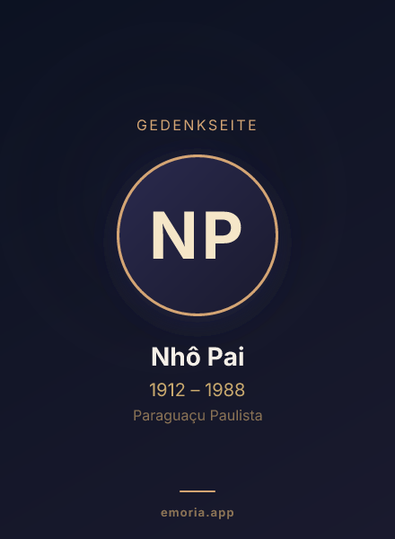 Gedenkportrait von Nhô Pai