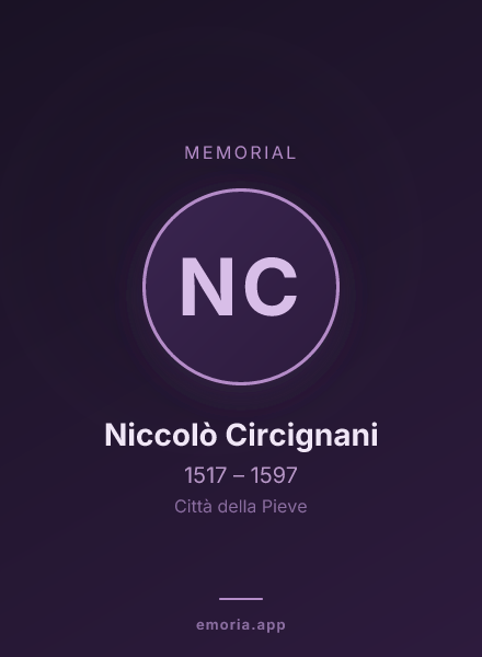 Memorial portrait of Niccolò Circignani