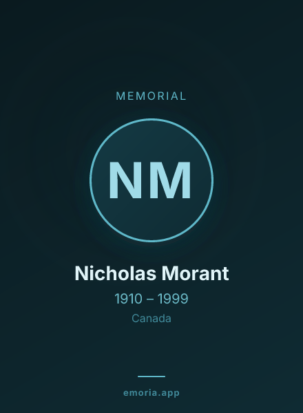 Memorial portrait of Nicholas Morant