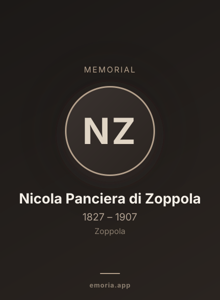 Memorial portrait of Nicola Panciera di Zoppola