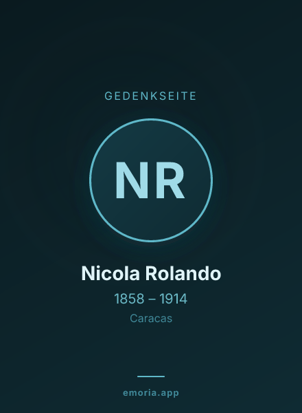 Gedenkportrait von Nicola Rolando