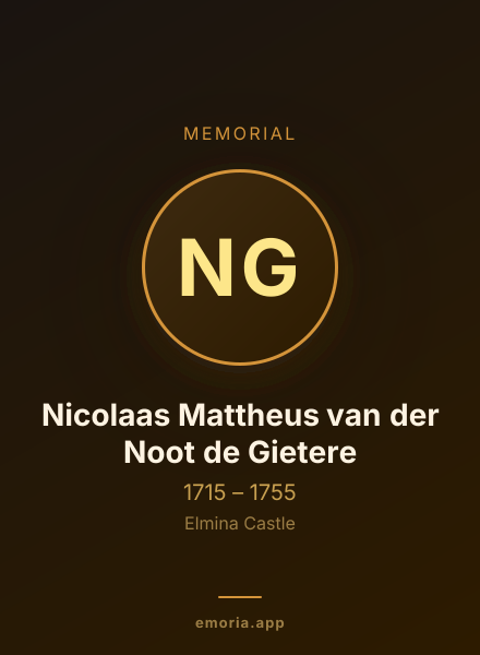 Memorial portrait of Nicolaas Mattheus van der Noot de Gietere