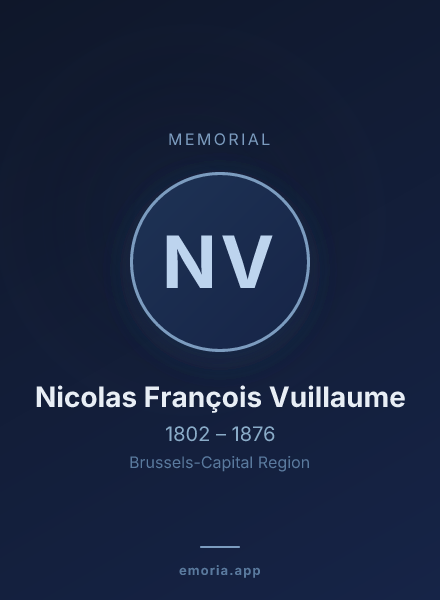 Memorial portrait of Nicolas François Vuillaume