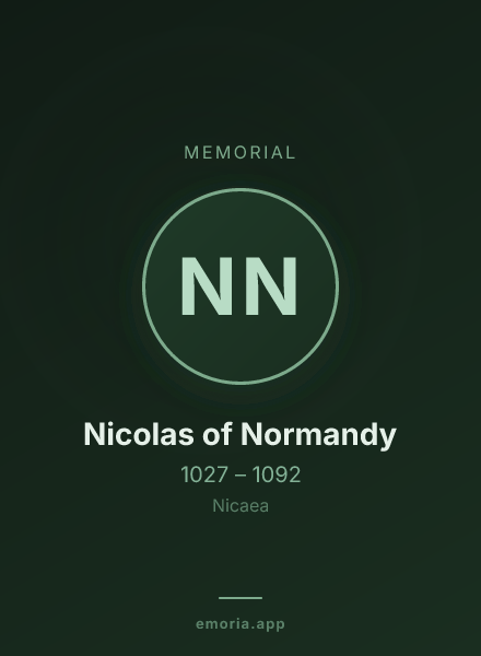 Memorial portrait of Nicolas of Normandy