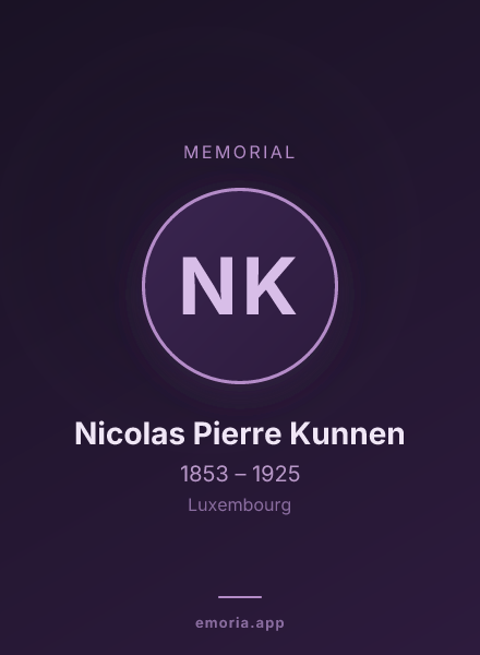 Memorial portrait of Nicolas Pierre Kunnen