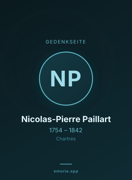 Gedenkportrait von Nicolas-Pierre Paillart