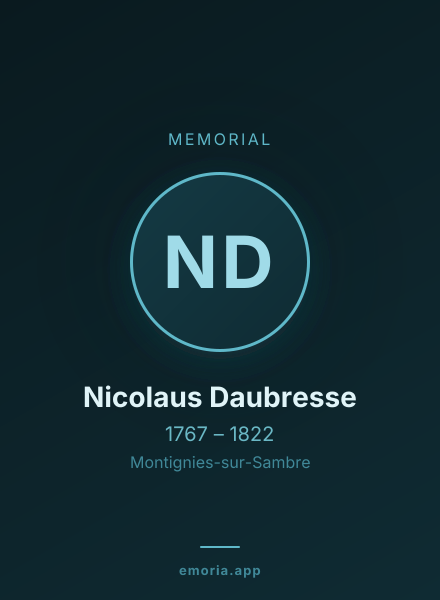 Memorial portrait of Nicolaus Daubresse
