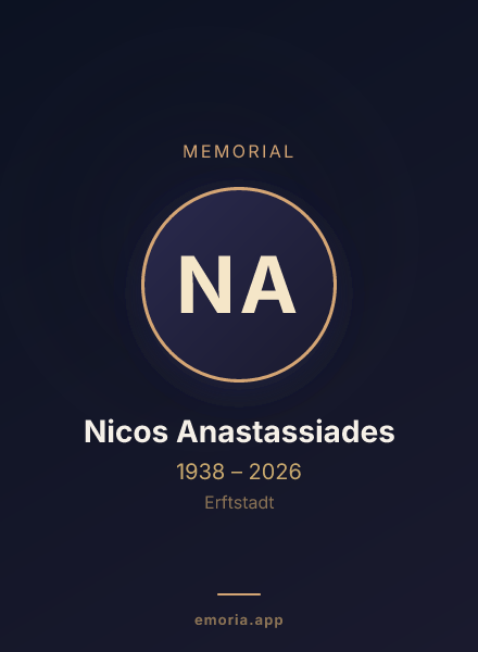 Memorial portrait of Nicos Anastassiades