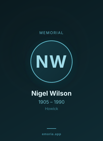 Memorial portrait of Nigel Wilson