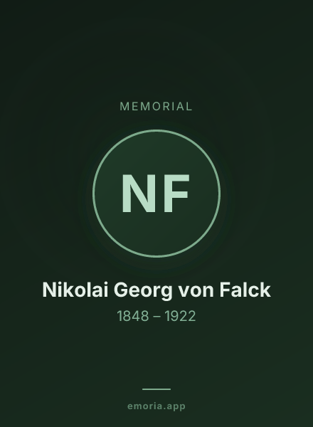 Memorial portrait of Nikolai Georg von Falck