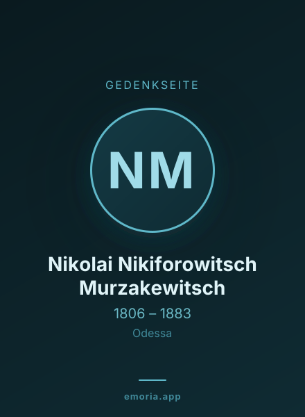 Gedenkportrait von Nikolai Nikiforowitsch Murzakewitsch