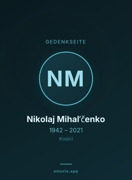 Gedenkportrait von Nikolaj Mihalʹčenko