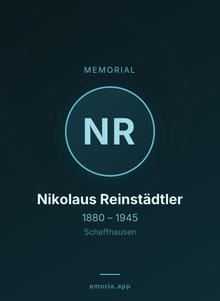 Memorial portrait of Nikolaus Reinstädtler