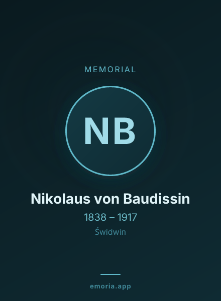 Memorial portrait of Nikolaus von Baudissin