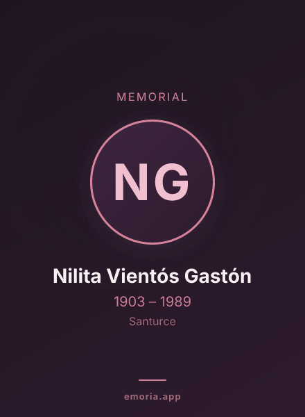 Memorial portrait of Nilita Vientós Gastón