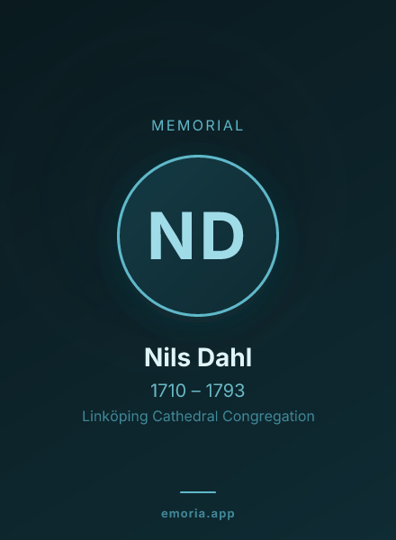 Memorial portrait of Nils Dahl