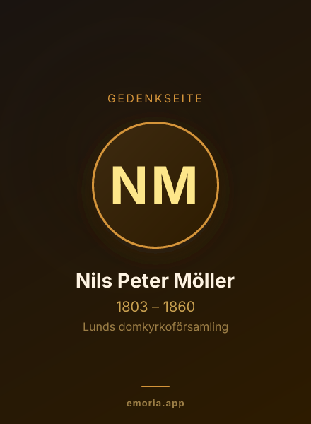 Gedenkportrait von Nils Peter Möller