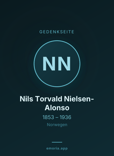 Gedenkportrait von Nils Torvald Nielsen-Alonso