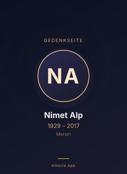 Gedenkportrait von Nimet Alp