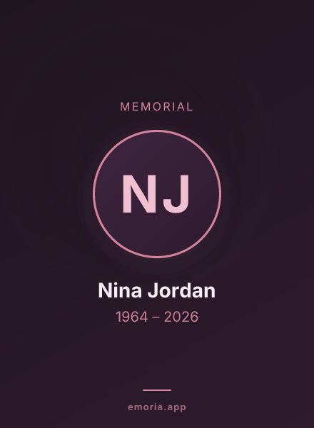Memorial portrait of Nina Jordan