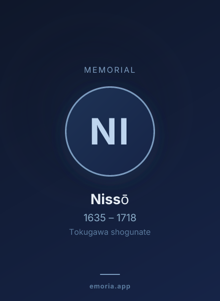 Memorial portrait of Nissō
