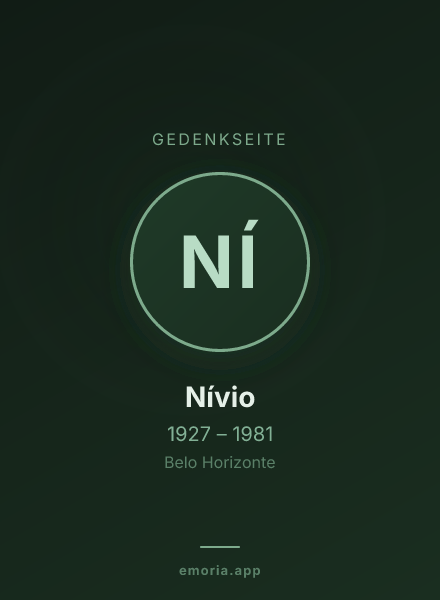 Gedenkportrait von Nívio