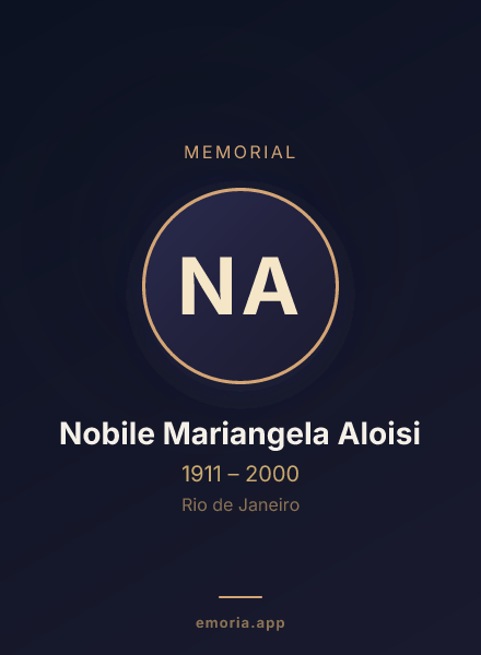 Memorial portrait of Nobile Mariangela Aloisi
