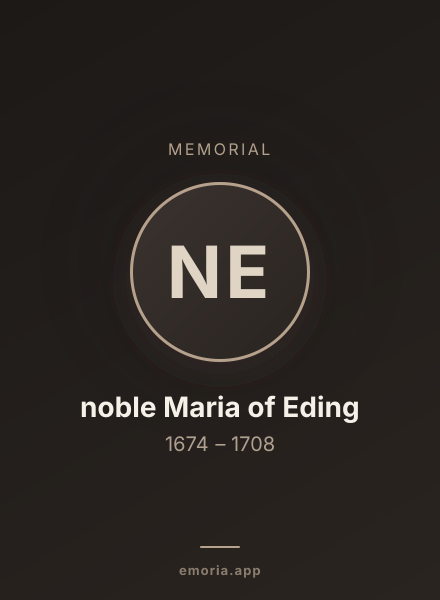 Memorial portrait of noble Maria of Eding