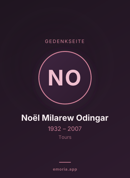 Gedenkportrait von Noël Milarew Odingar
