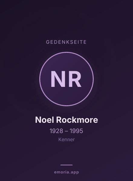 Gedenkportrait von Noel Rockmore