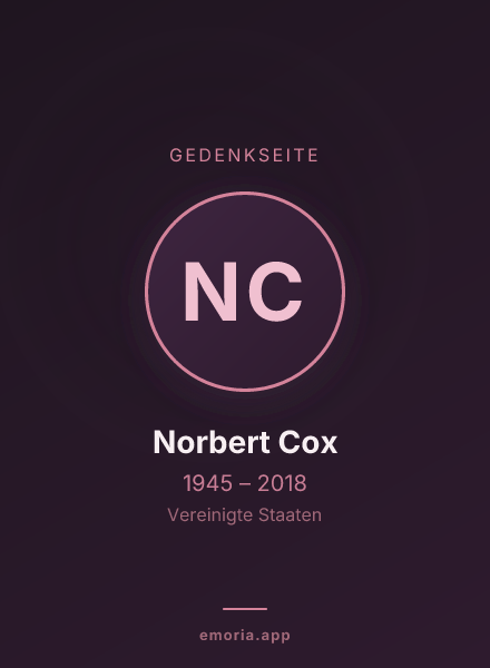 Gedenkportrait von Norbert Cox