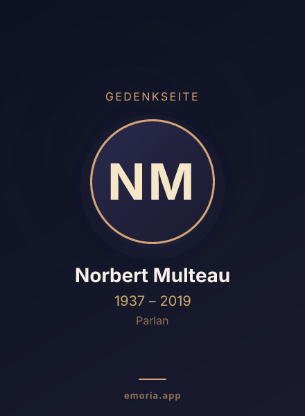 Gedenkportrait von Norbert Multeau