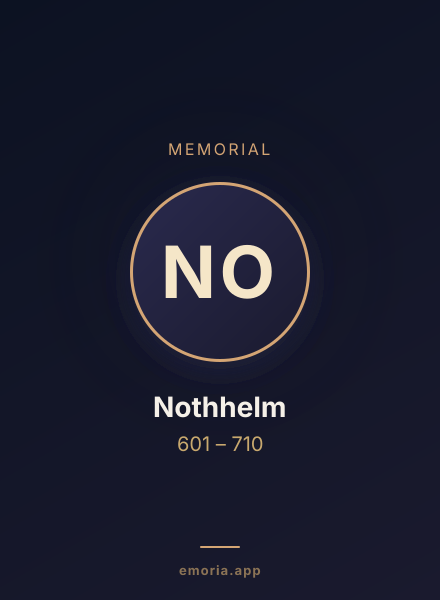 Memorial portrait of Nothhelm
