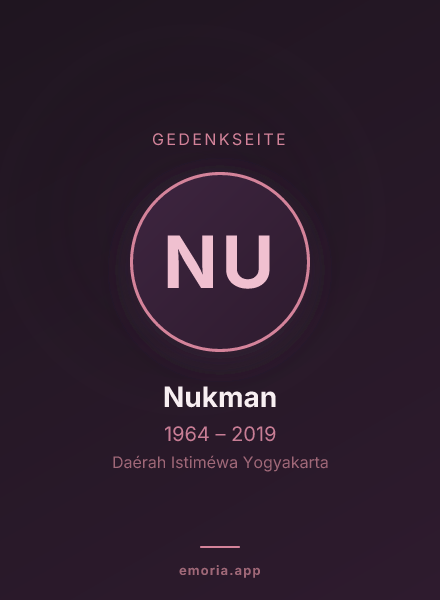 Gedenkportrait von Nukman