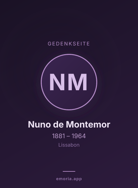Gedenkportrait von Nuno de Montemor