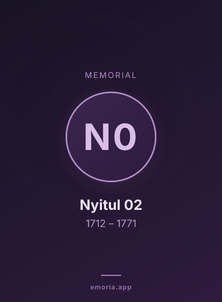 Memorial portrait of Nyitul 02