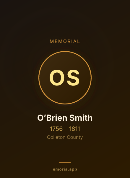 Memorial portrait of O’Brien Smith