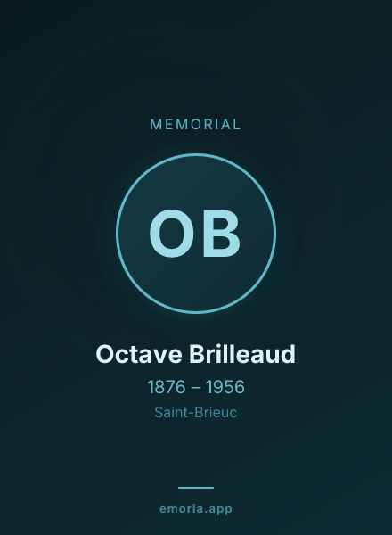 Memorial portrait of Octave Brilleaud